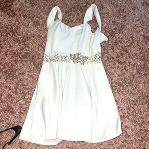 White short dress